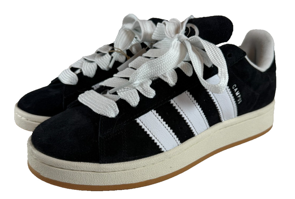 adidas Campus 00s HQ8708 Core Black Cloud White Gum Men's 7.5 Women's 8.5 New